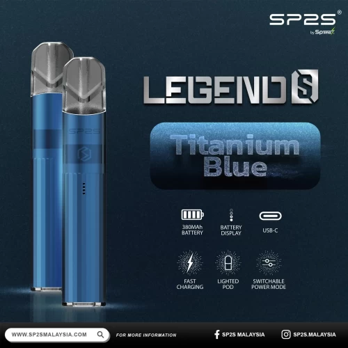SP2S思博瑞鈦色主機通用一代電子煙煙彈 | 台灣現貨速發